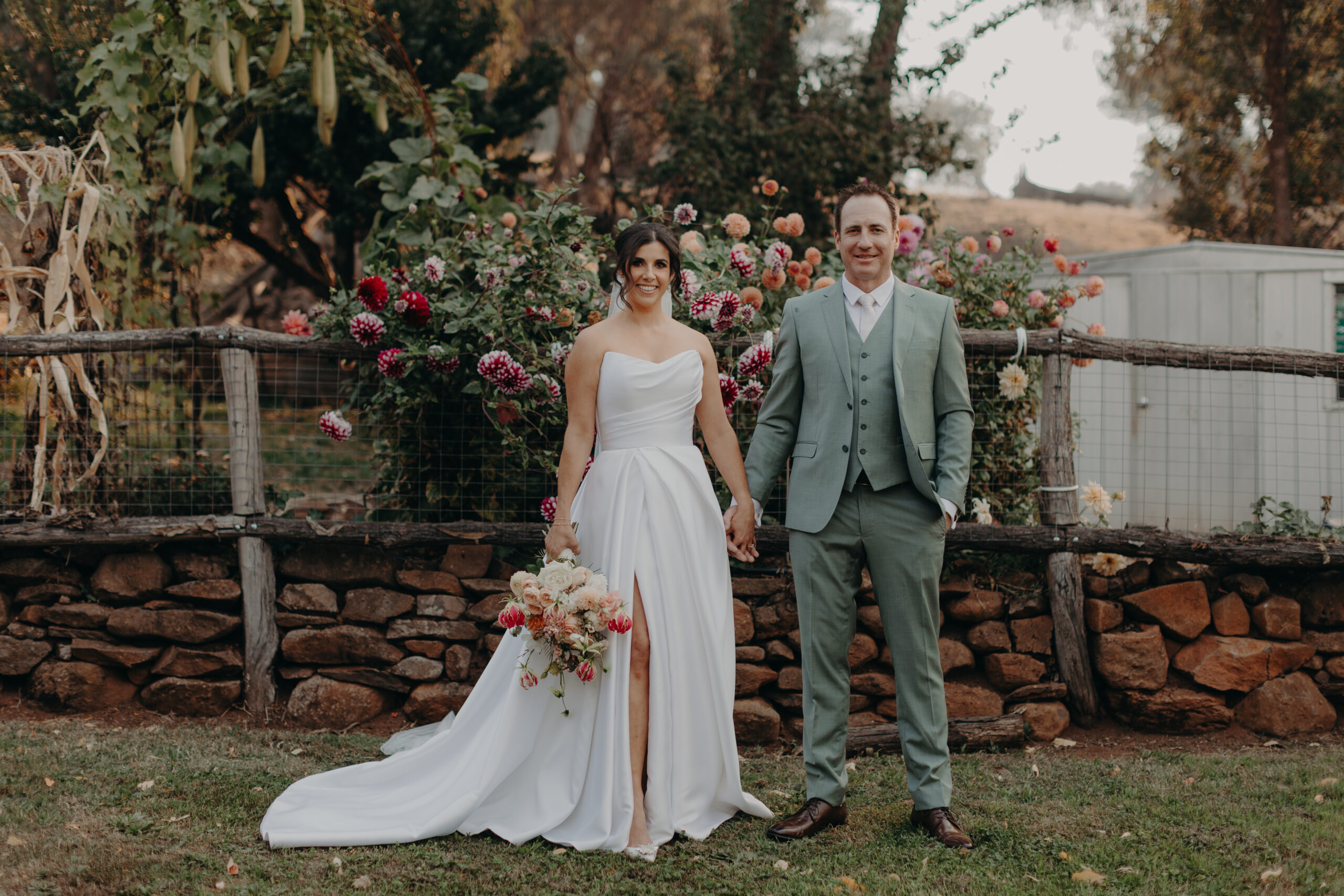 Jess and Shans Farm Marquee Wedding in the King Valley