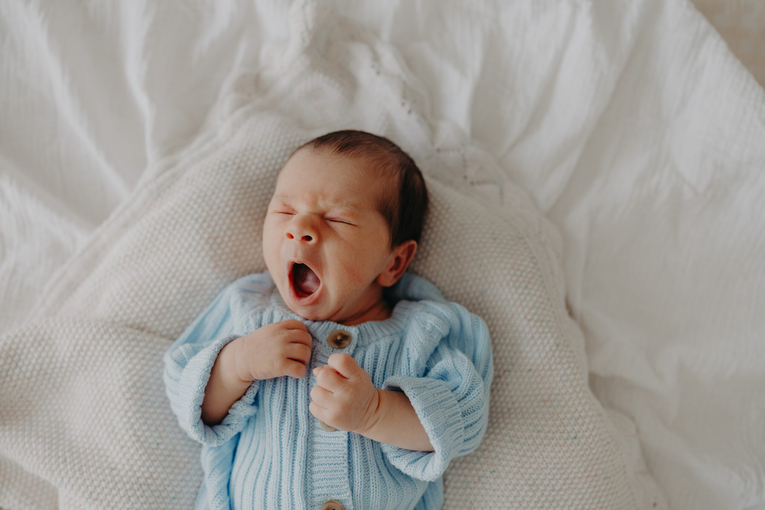 Baby Ollie at home newborn session