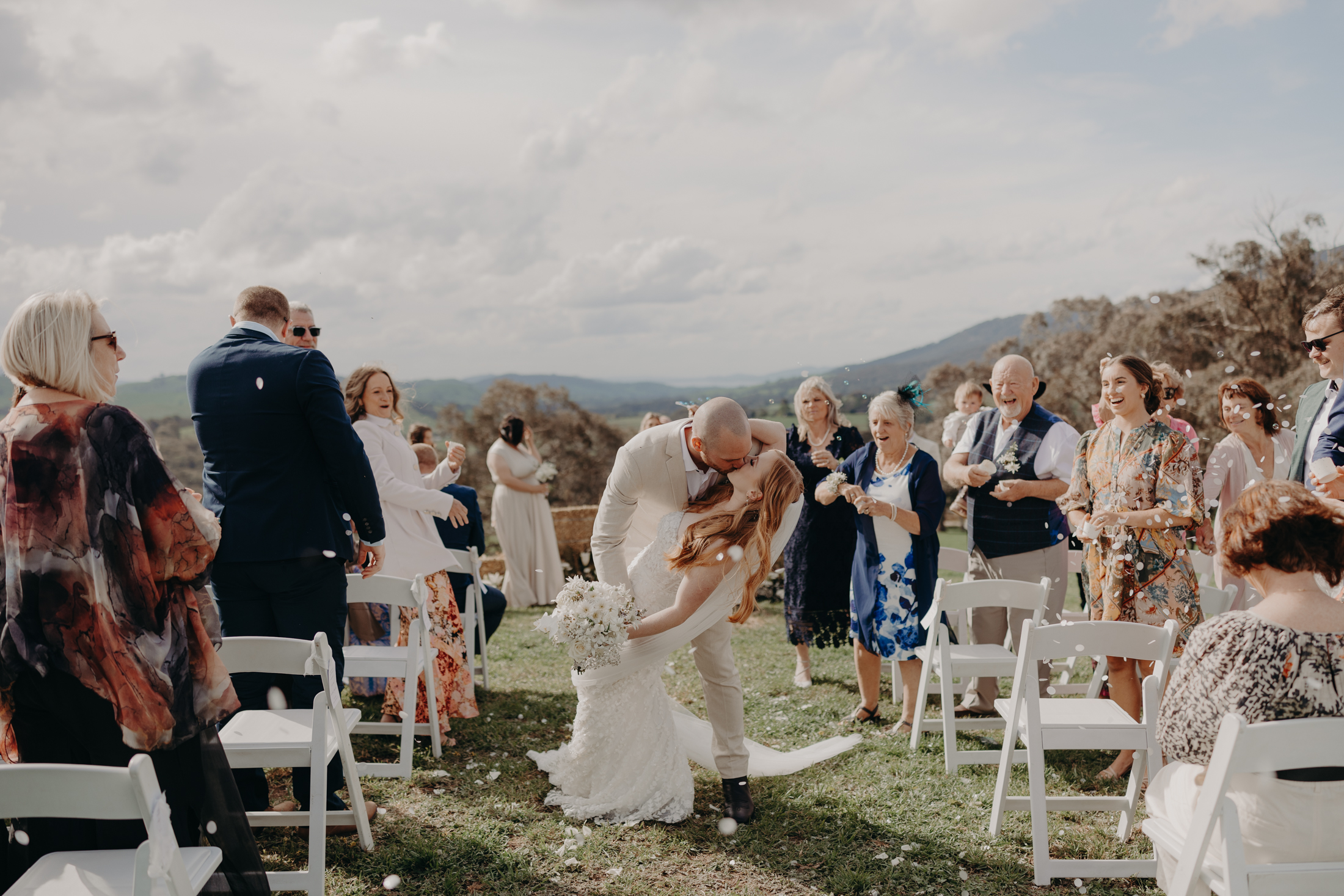 Sandy Creek Kiewa Valley Cattle Farm Shed Wedding