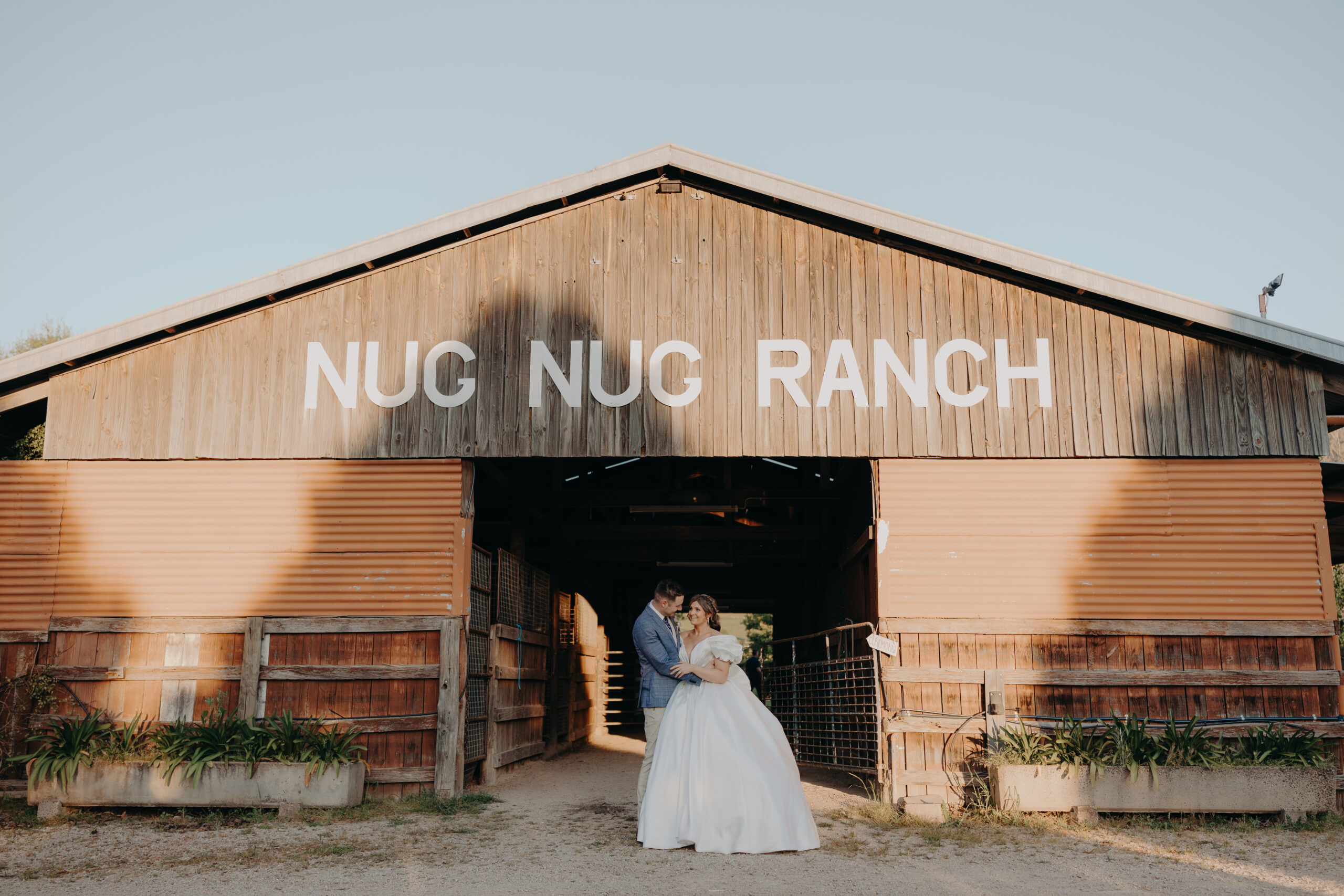 Wedding of Sam and Chris at Nug Nug Ranch